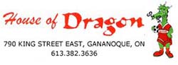 House of Dragon Restaurant Gananoque ON